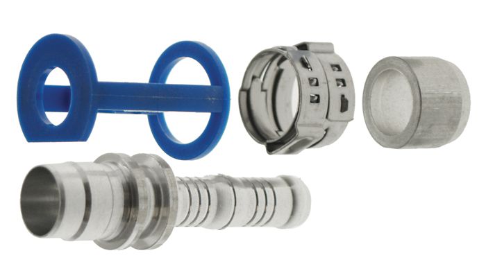 LOKCLIP ALUM 12MM TO #8 REDUCED BARRIER HOSE