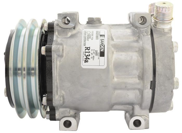 COMP KENWORTH PETERBILT SANDEN SD7H15 6PV 125MM 24V DIRECT MNT GQ HEAD