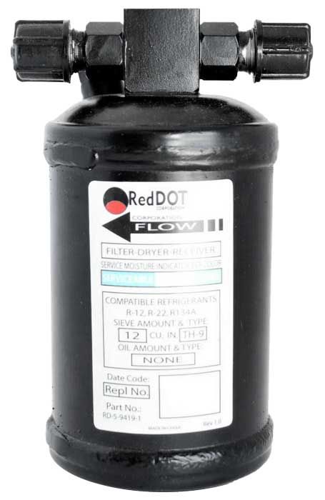 PRESSURE SWITCH BINARY RED DOT FEMALE 1/4" FLARE 2PIN CLOSES 18.2KG OPEN 12.2KG