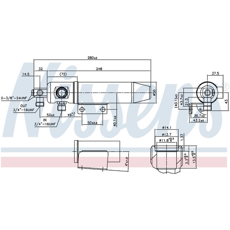 AC RECEIVER DRIER MERCEDES ACTROS ATEGO