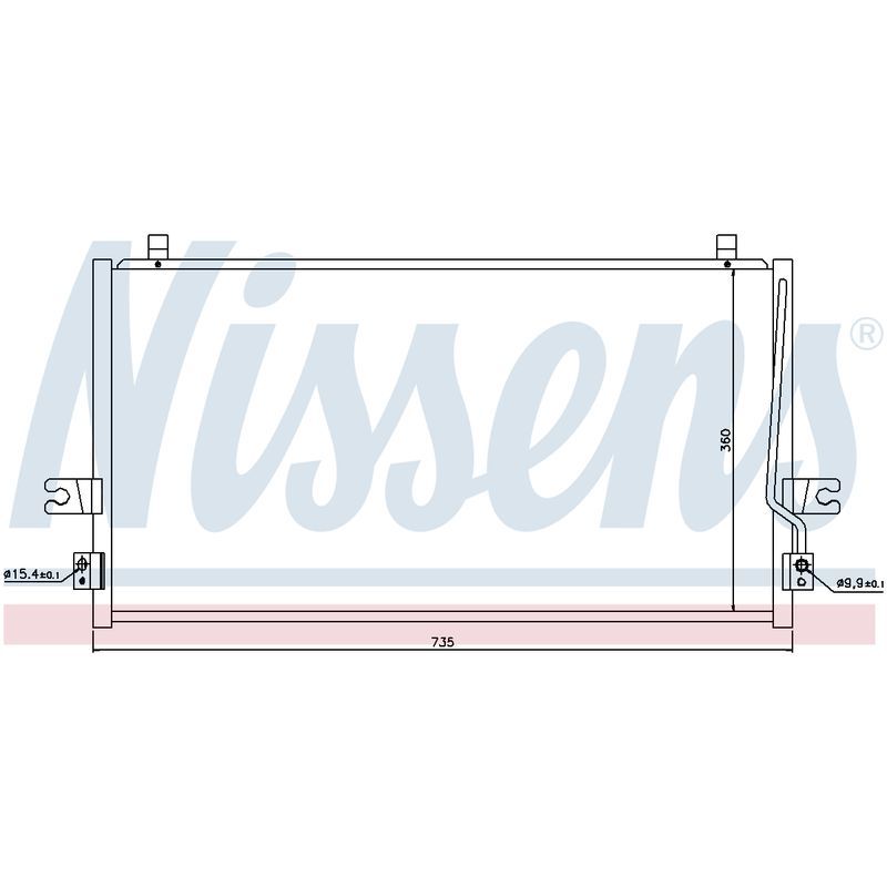COND NISSAN MAXIMA A32 3.0L PET 6/96-3/98