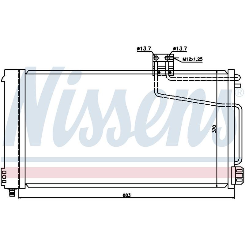 COND MERCEDES C CLASS W203 00-07, S203 02-07, CL203 01-08