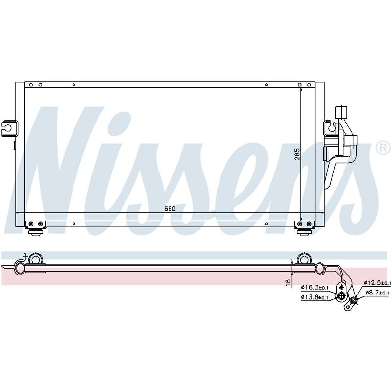 COND LANCER CE  SEDAN & COUPE 5/96-12/98,  MIRAGE CE 5/96-12