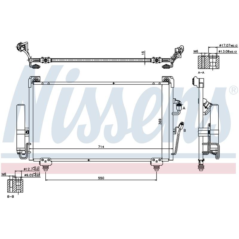 COND MITSUBISHI OUTLANDER ZE ZF 2.4L PET 12/02-9/06