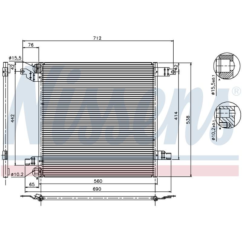 COND MERCEDES M CLASS W163 99-05