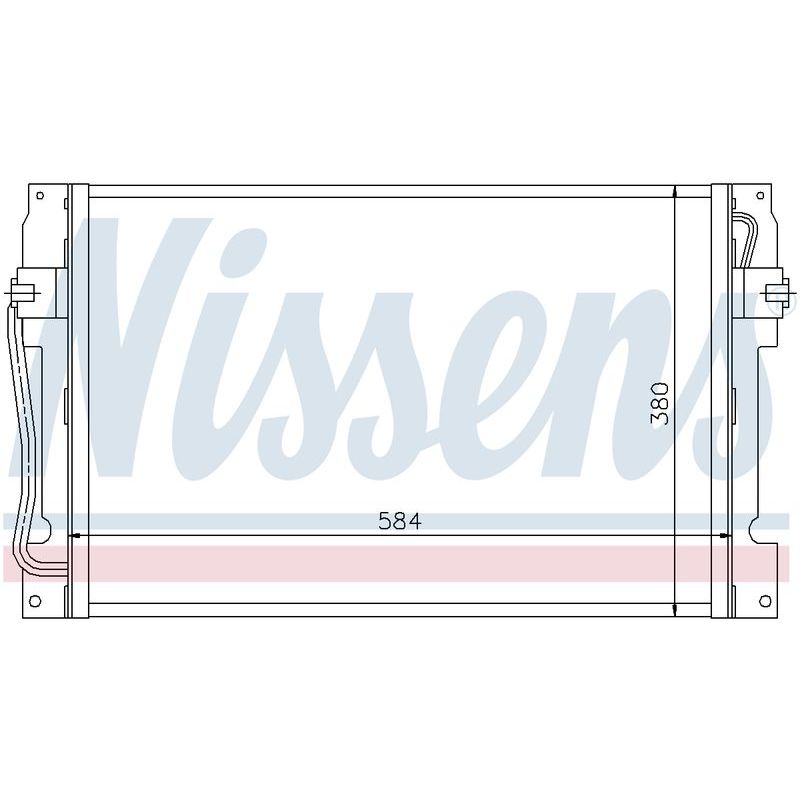 COND VOLVO 850 10/95-3/97, C70 9/99- V70 S70 4/97-  PAD FITT
