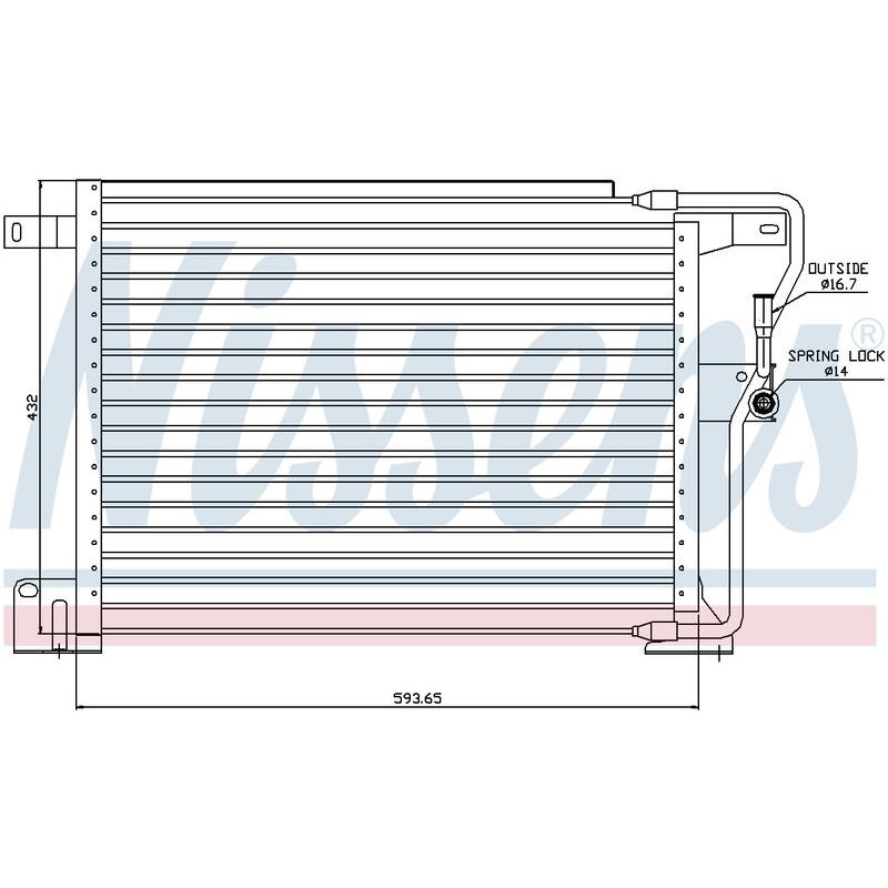 COND JEEP GRAND CHEROKEE 4/96- 98