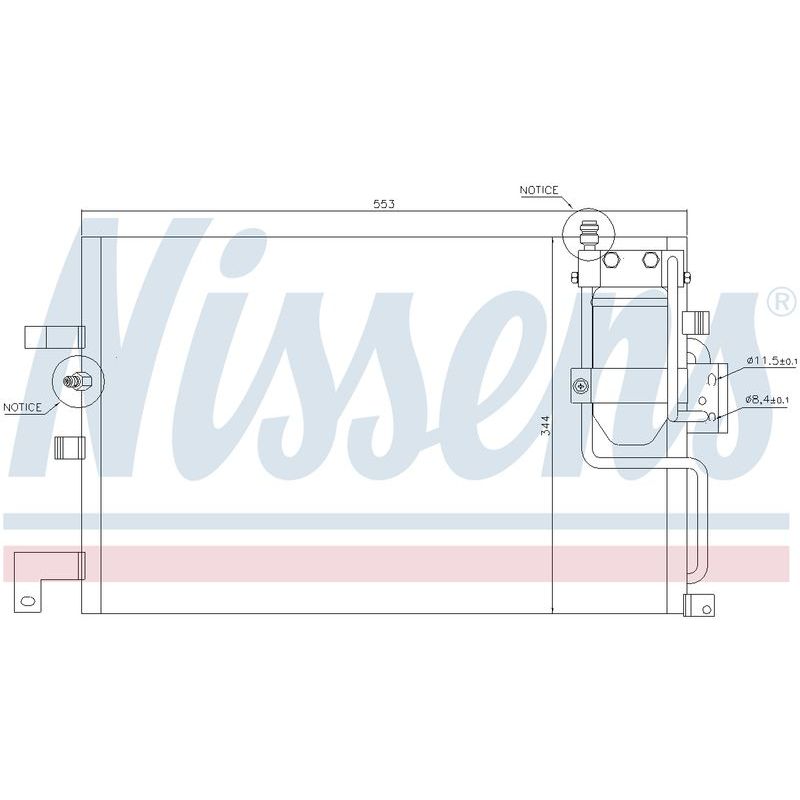 COND SAAB 9-3  98-03 OE # 4758637