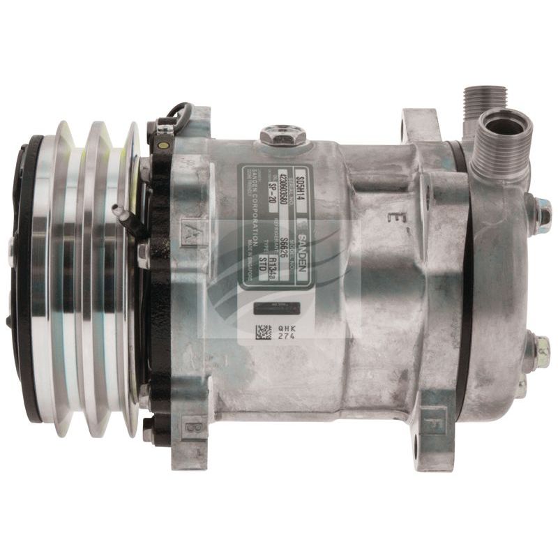 COMP SD5H14 12V 2A 132MM VOR EAR MOUNT FL HEAD