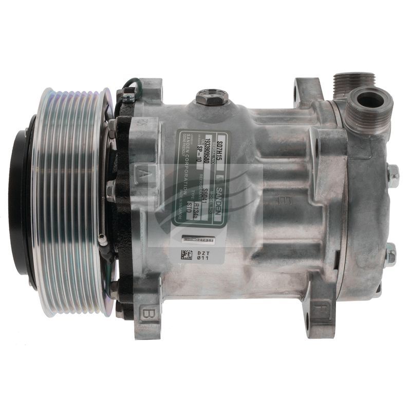 COMP SD7H15 24V 8PV 132MM VTOR EAR MOUNT CB HEAD