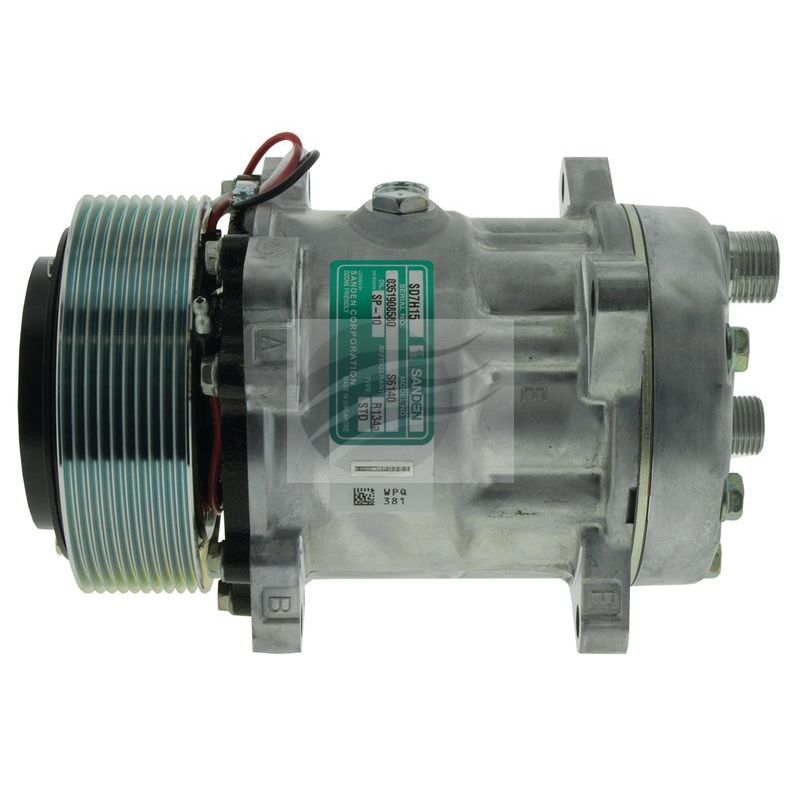 COMP SD7H15 12V 10PV 125MM HOR EAR MOUNT
