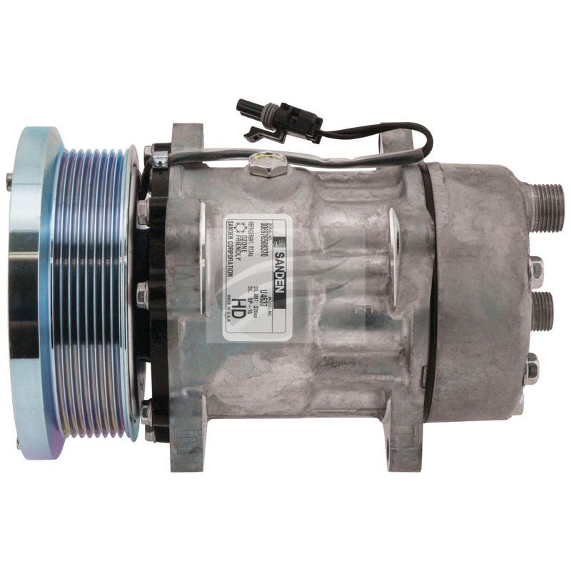 COMP SD7H15 12V 8PV 133MM HOR EAR MOUNT KC HEAD