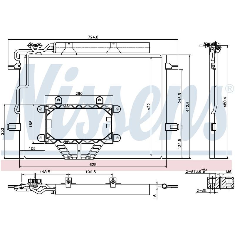 COND MERCEDES W219 W211 E500 10/06-9/09 E280 9/05-9/09