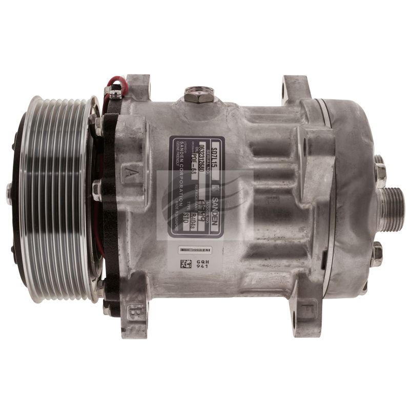 COMP SD7L15 12V 8PV 119MM HTOR EAR MOUNT R404