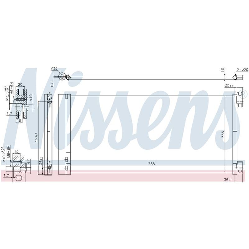 COND RENAULT TRAFIC X82 1.6L DSL 4/15-ON