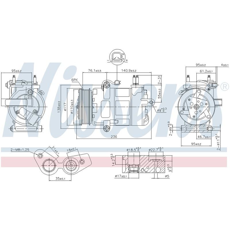COMP FORD TRANSIT VN 2.0L & 2.2L DSL 13-19