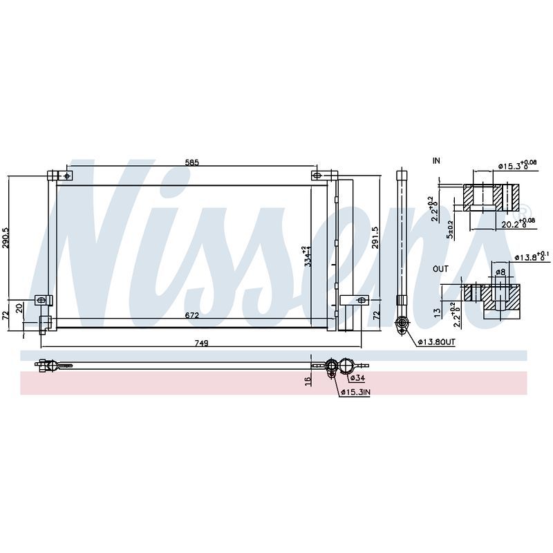 COND VOLVO TRUCK FM11 14-ON