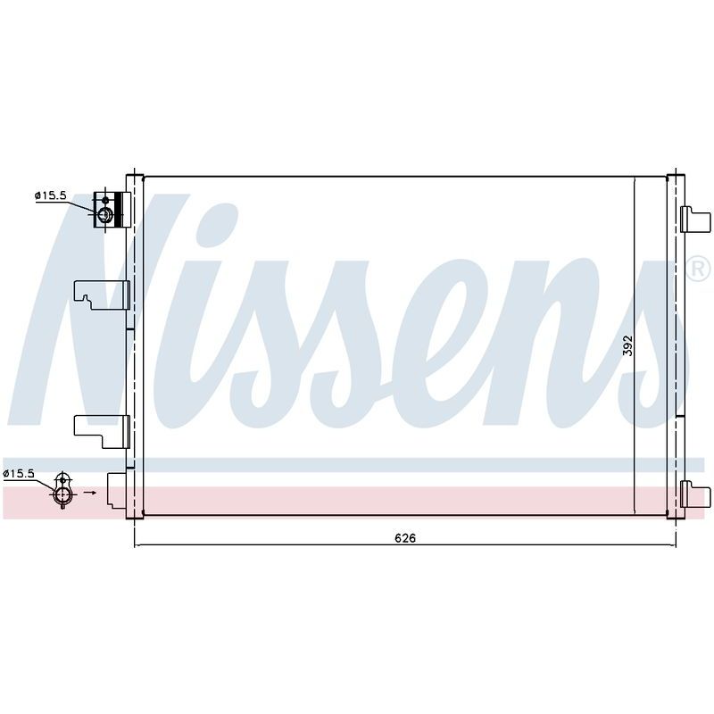 COND NISSAN DUALIS J10 1.6L DSL 4/13-5/14