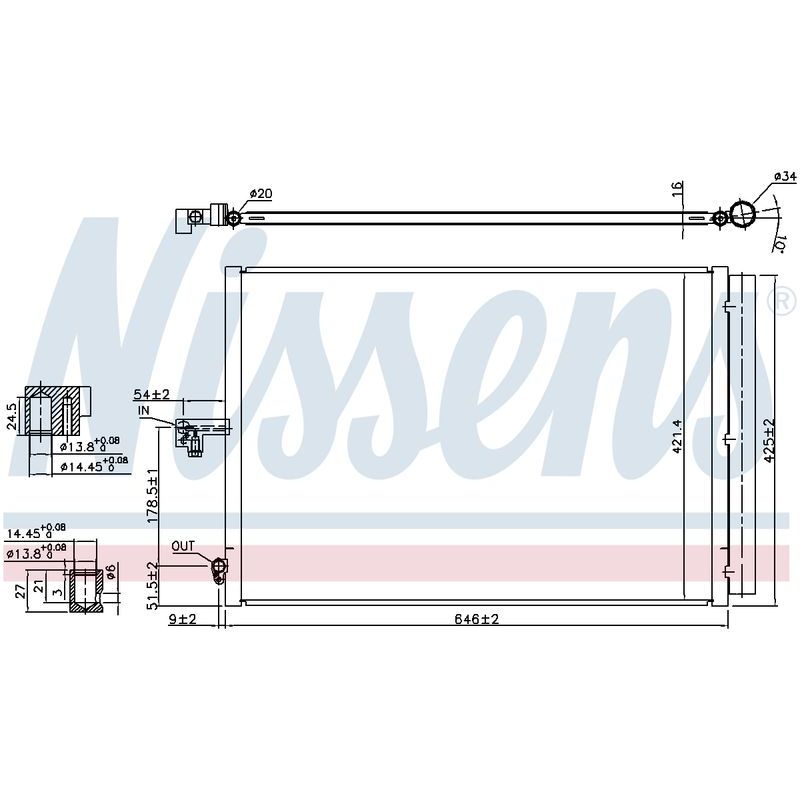 COND MERCEDES SL CLASS R231 9/12-ON