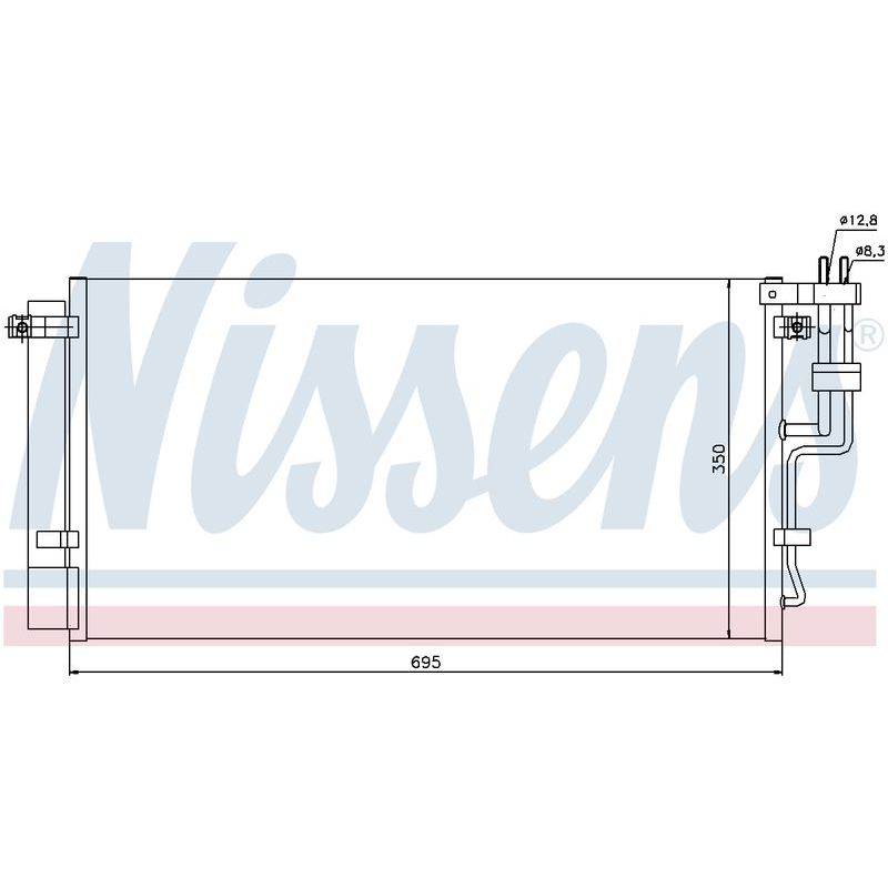 COND KIA CARENS FG 2.0L DSL 07-08
