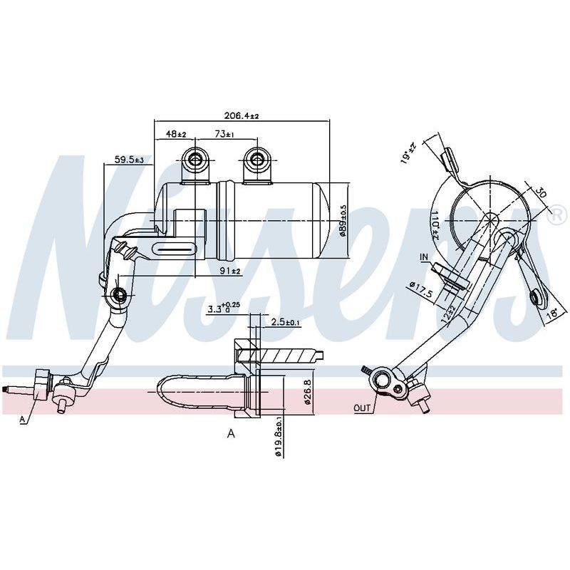 AC ACCUMULATOR FORD KUGA TE 2.5L PET 11-13