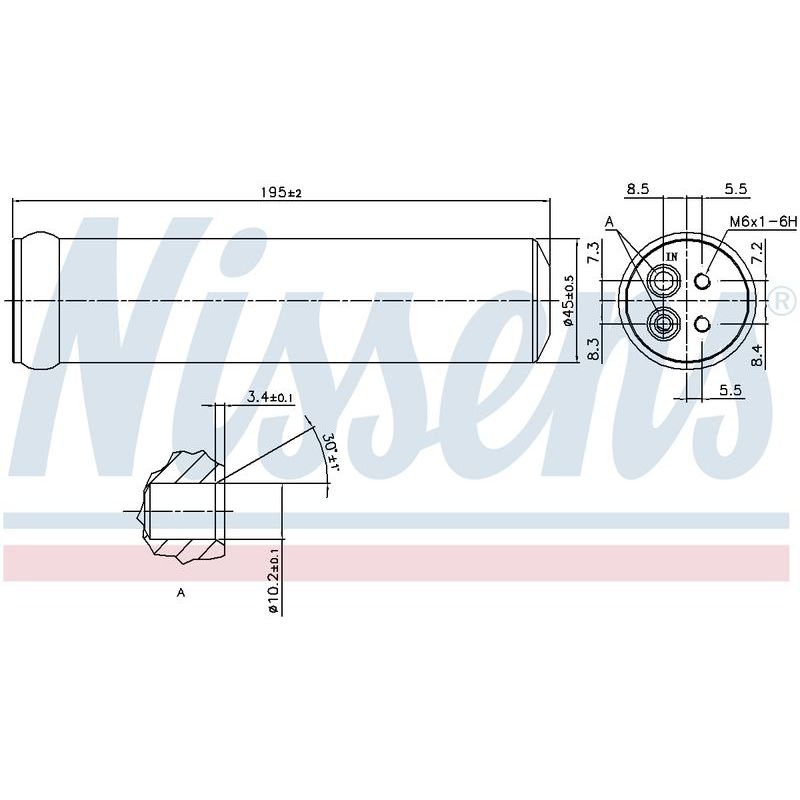 AC RECEIVER DRIER FORD ESCAPE ZG 16-ON, KUGA TF 14-16