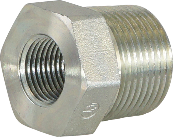 ADAPTER COUPLING, PIPE STRAIGHT, 27.9MM LONG