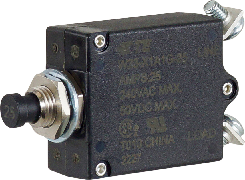 CIRCUIT BREAKER, FOR TFC8BX1, SIGMA, 25A PUSH PULL