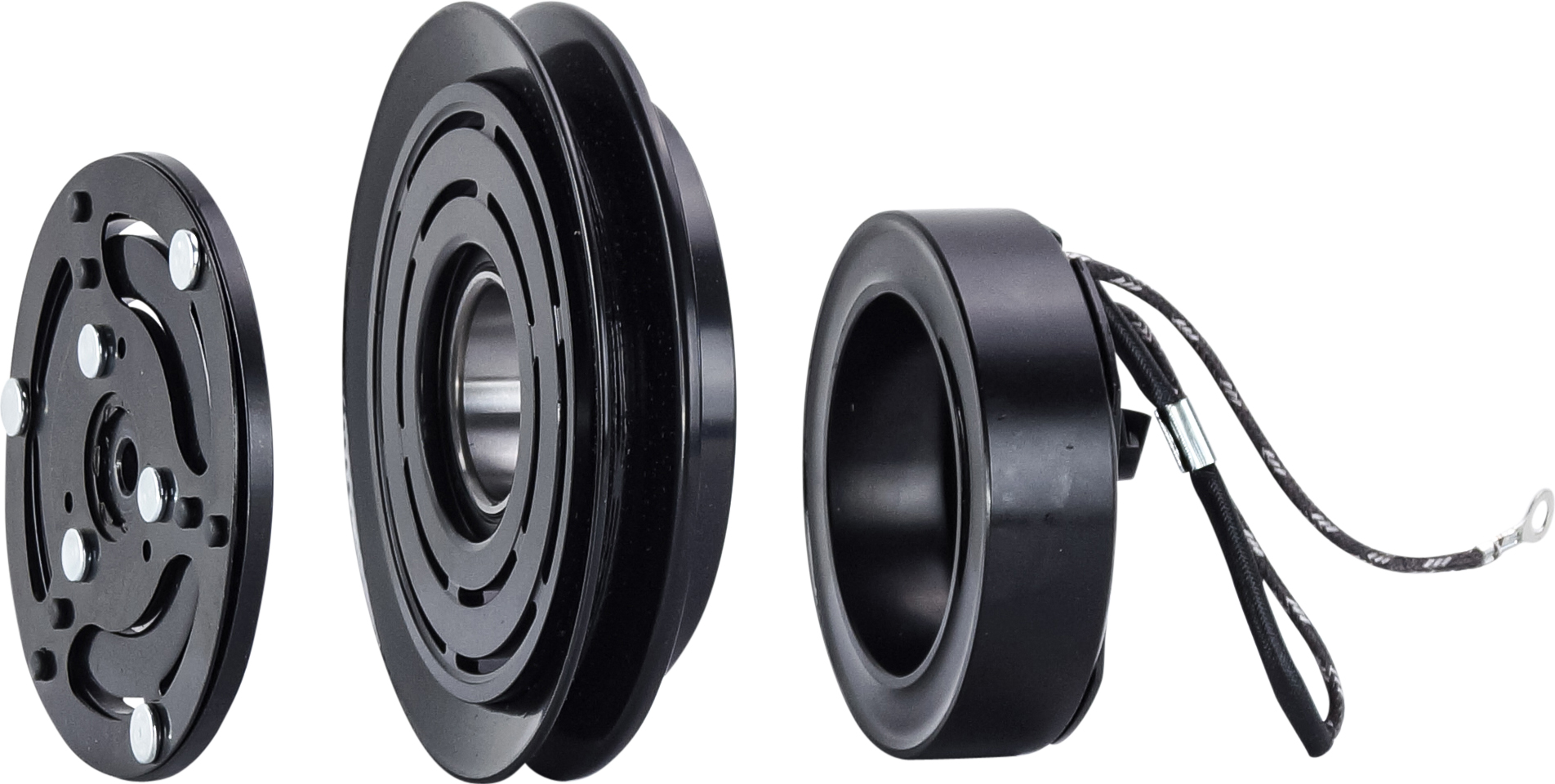 CLUTCH ASSEMBLY, DENSO SV07E, 12V, 1A, 111MM, KUBOTA M SERIES