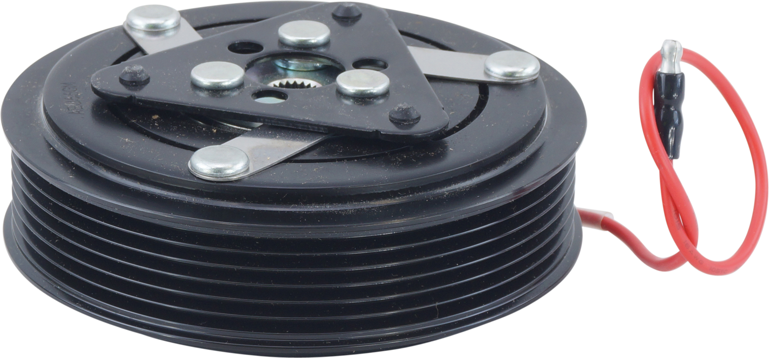 CLUTCH ASSEMBLY, SANDEN, SD7H15 8032, 12V, 6PV, 119MM, SPLINED SHAFT, SUITS CO-55681