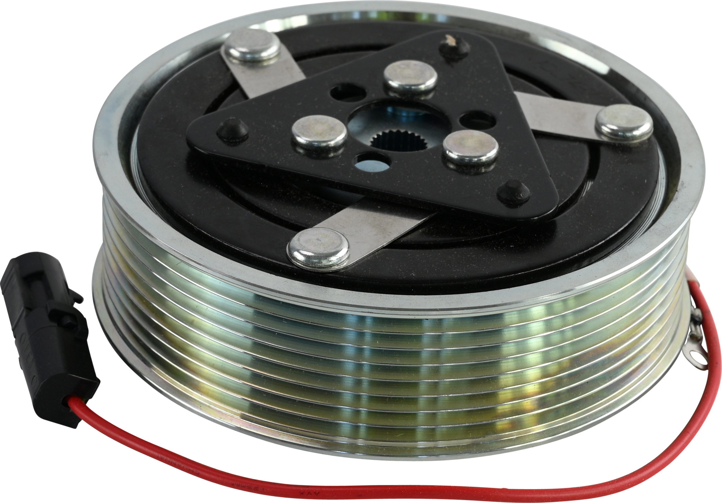 CLUTCH ASSEMBLY, SANDEN, SD7H15 8083, 12V, 8PV, 119MM, SPLINED SHAFT, SUITS CO-56880