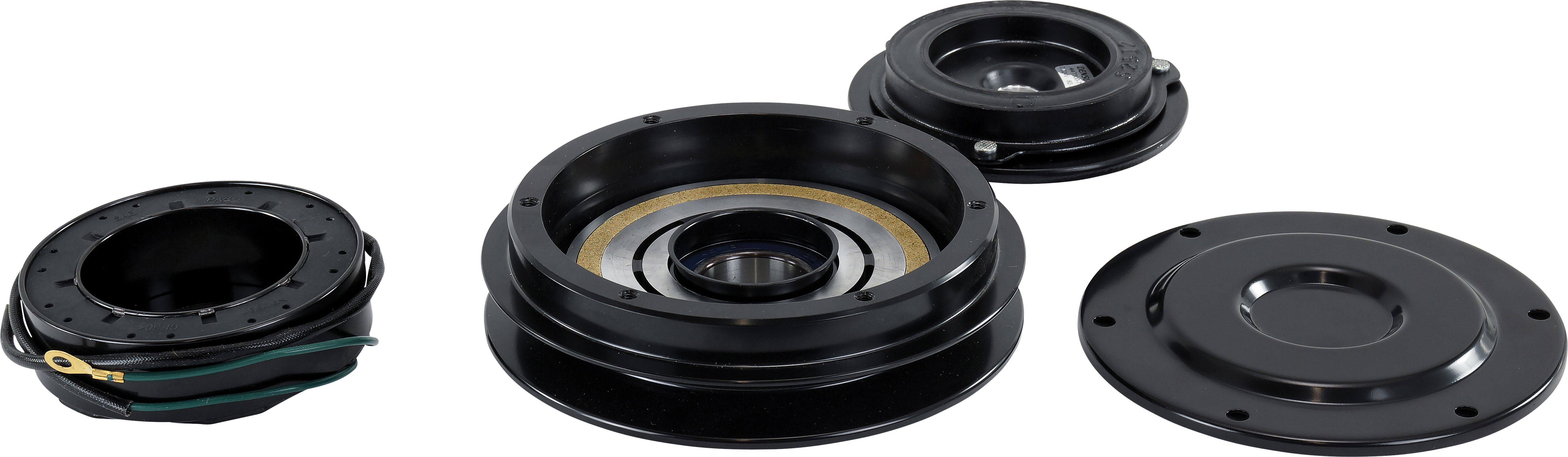 CLUTCH ASSEMBLY, DENSO, 10PA15C, 24V, KOMATSU (SOME), B-SECTION
