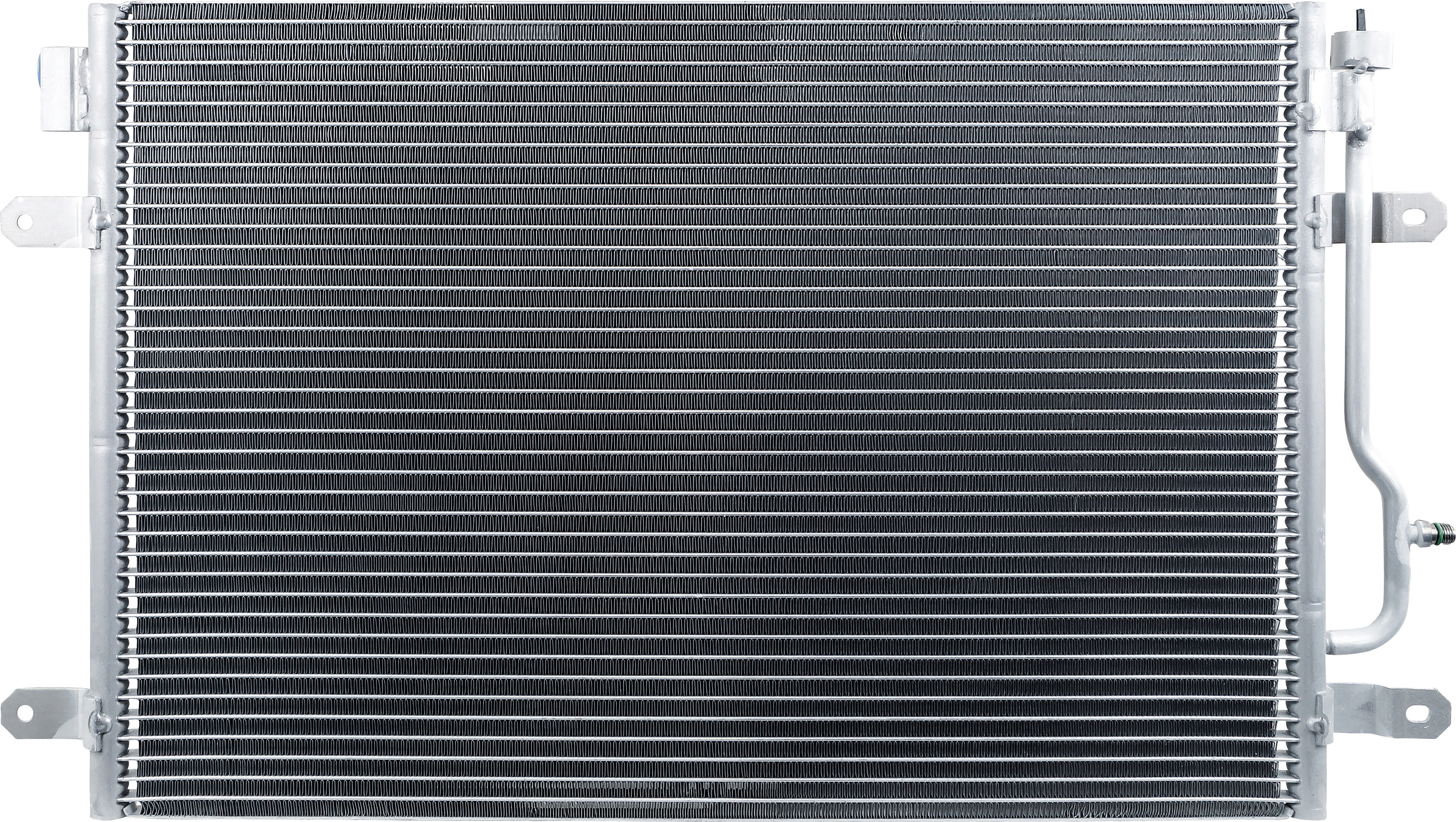 CONDENSER, AUDI A4, S4 2001-, MULTI-FLOW, R134A, R12 PAD, 507 X 605 X 16MM