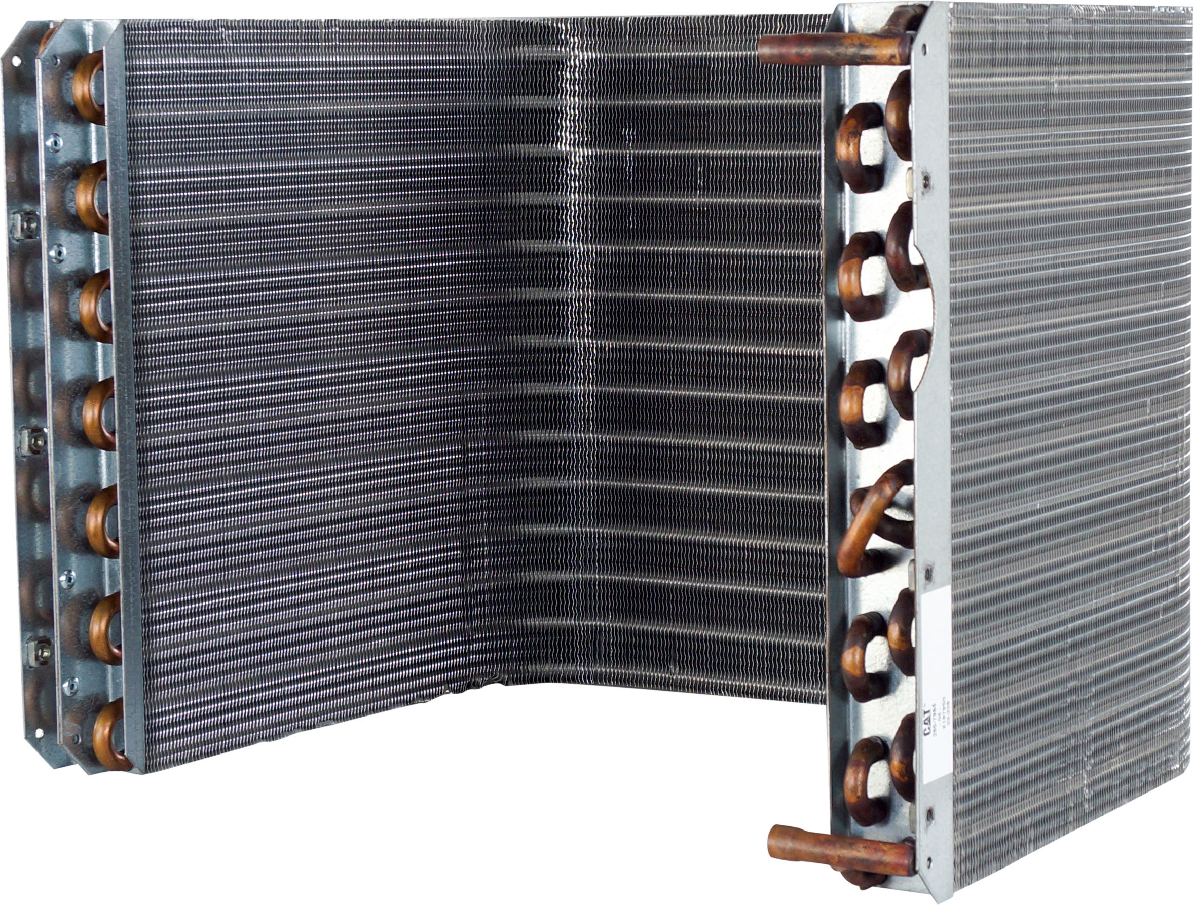 CONDENSER COIL, CATERPILLAR 24M, U-SHAPED, TUBE AND FIN