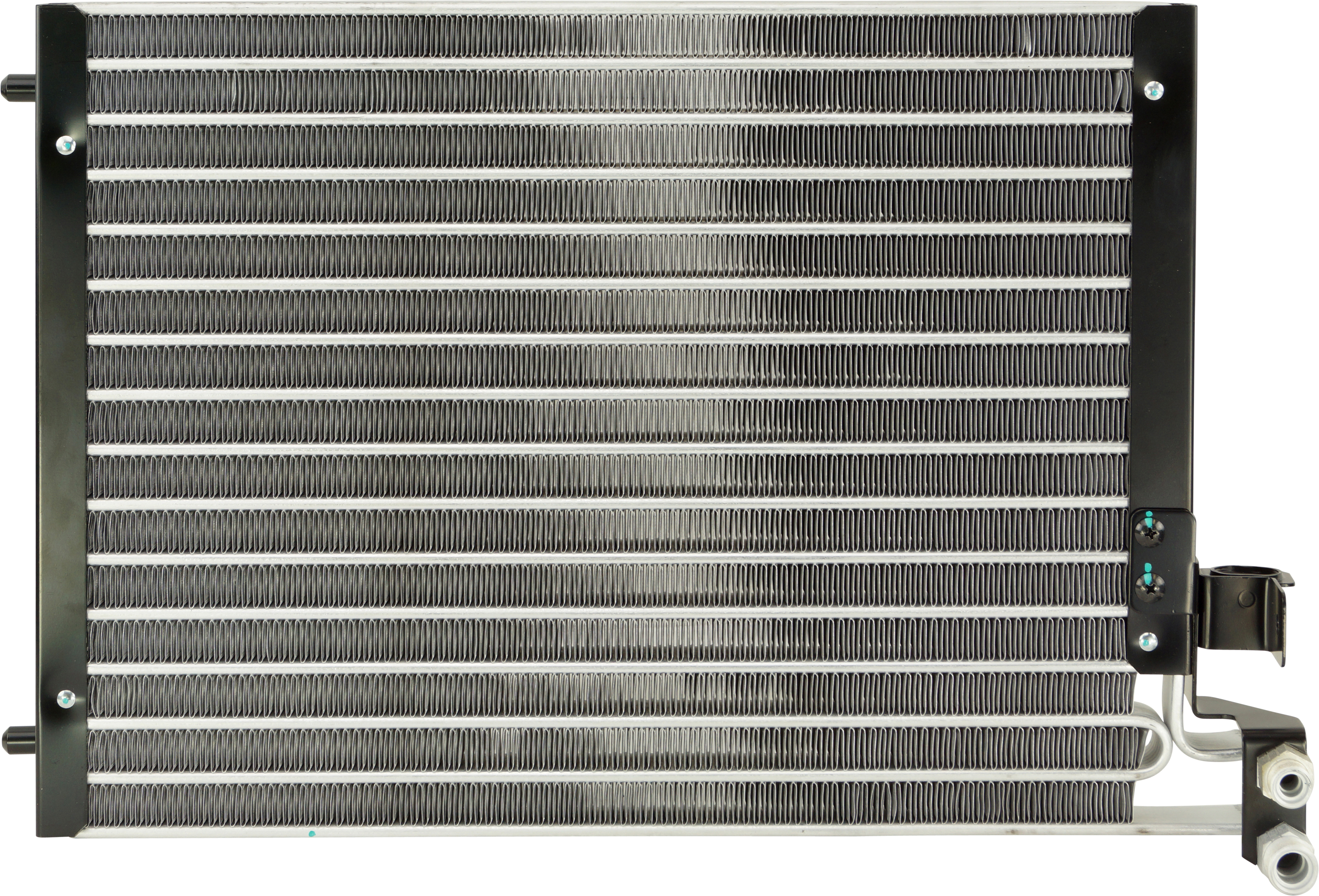 CONDENSER, CASE, NEW HOLLAND TRACTOR, SERPENTINE