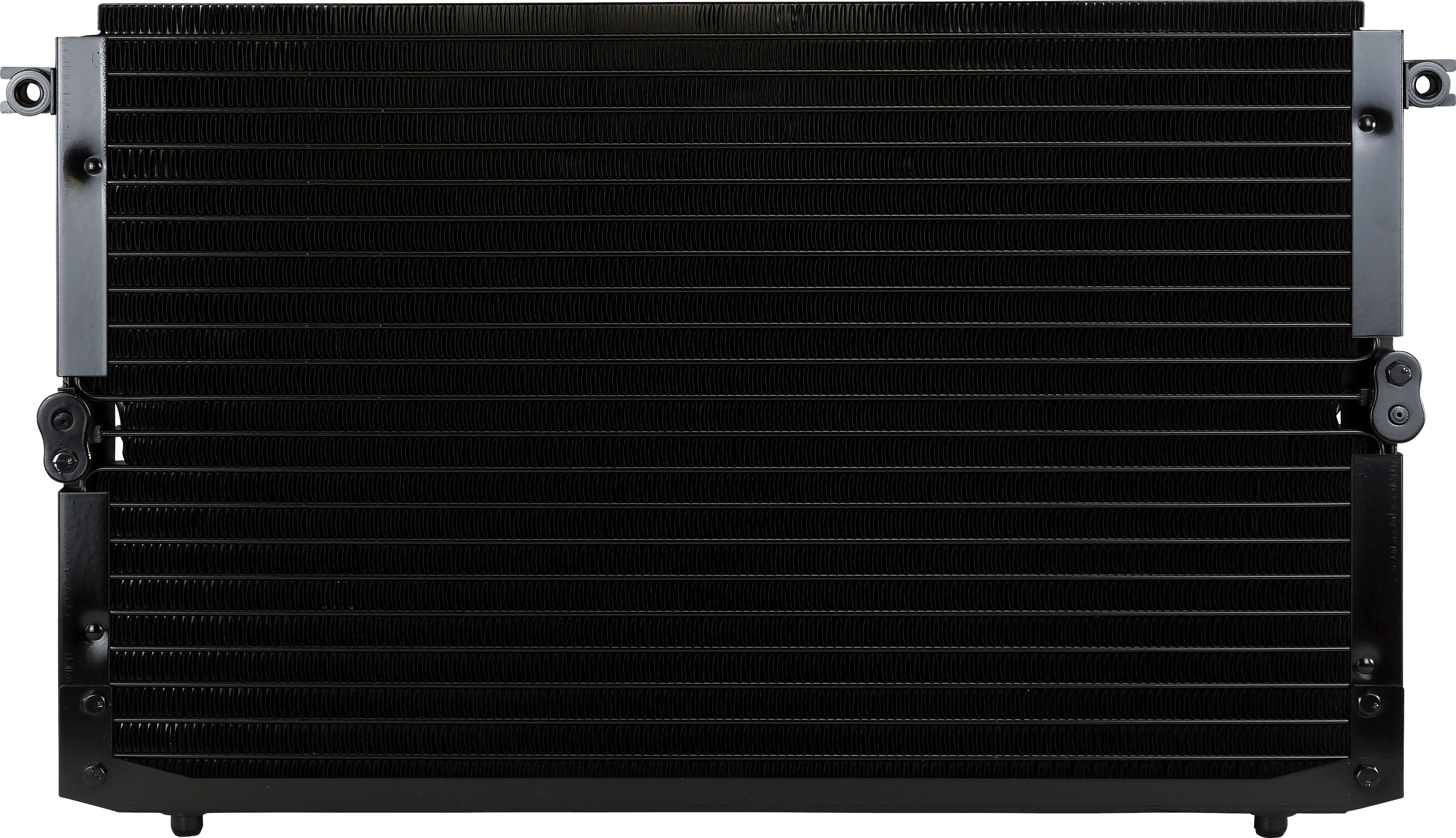 CONDENSER, HOLDEN RODEO R9 09/00-, PAD, FRONT FACE FITTINGS