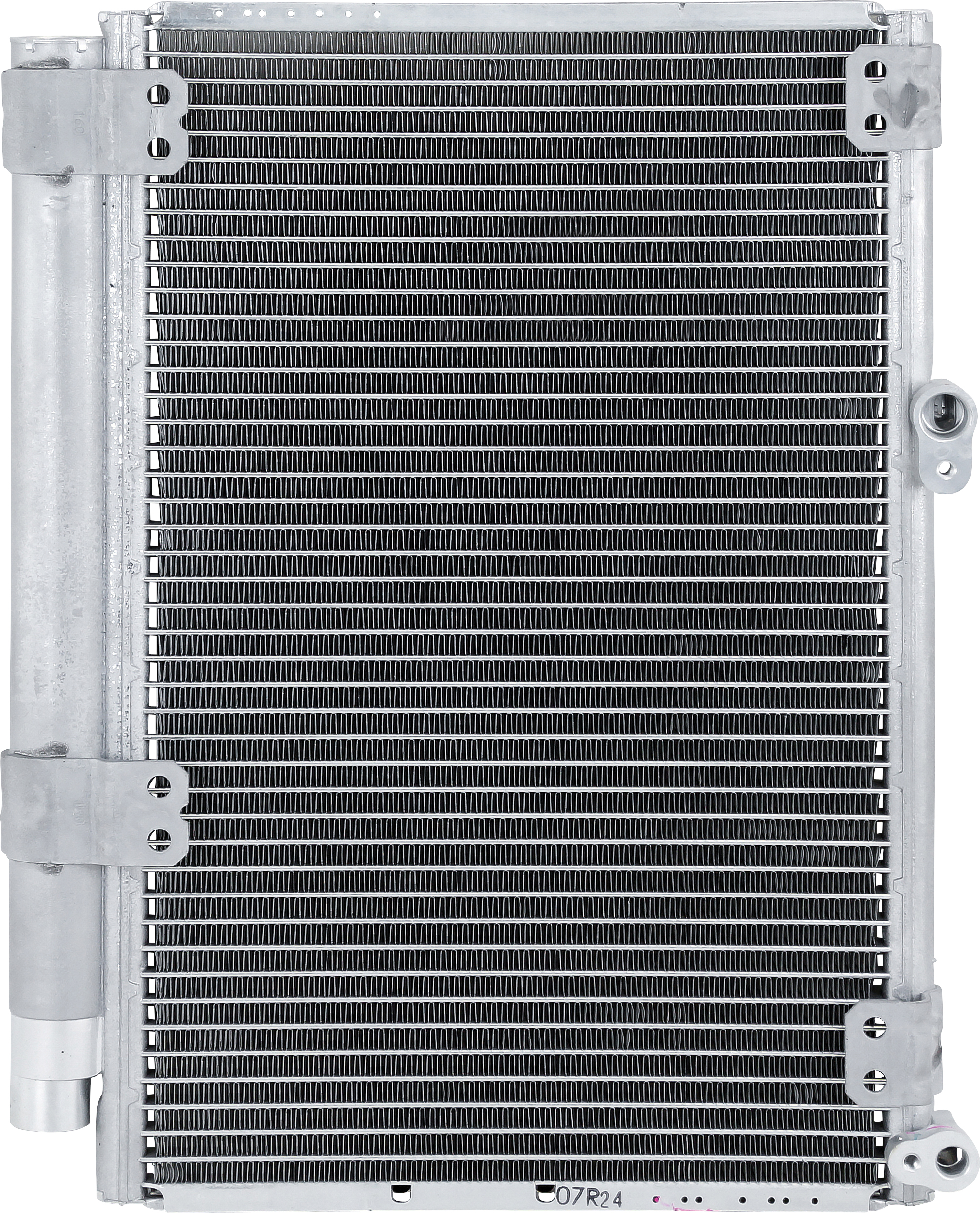CONDENSER, HINO, INCL DRIER, NON-THREADED FAN MOUNTS, -01/06