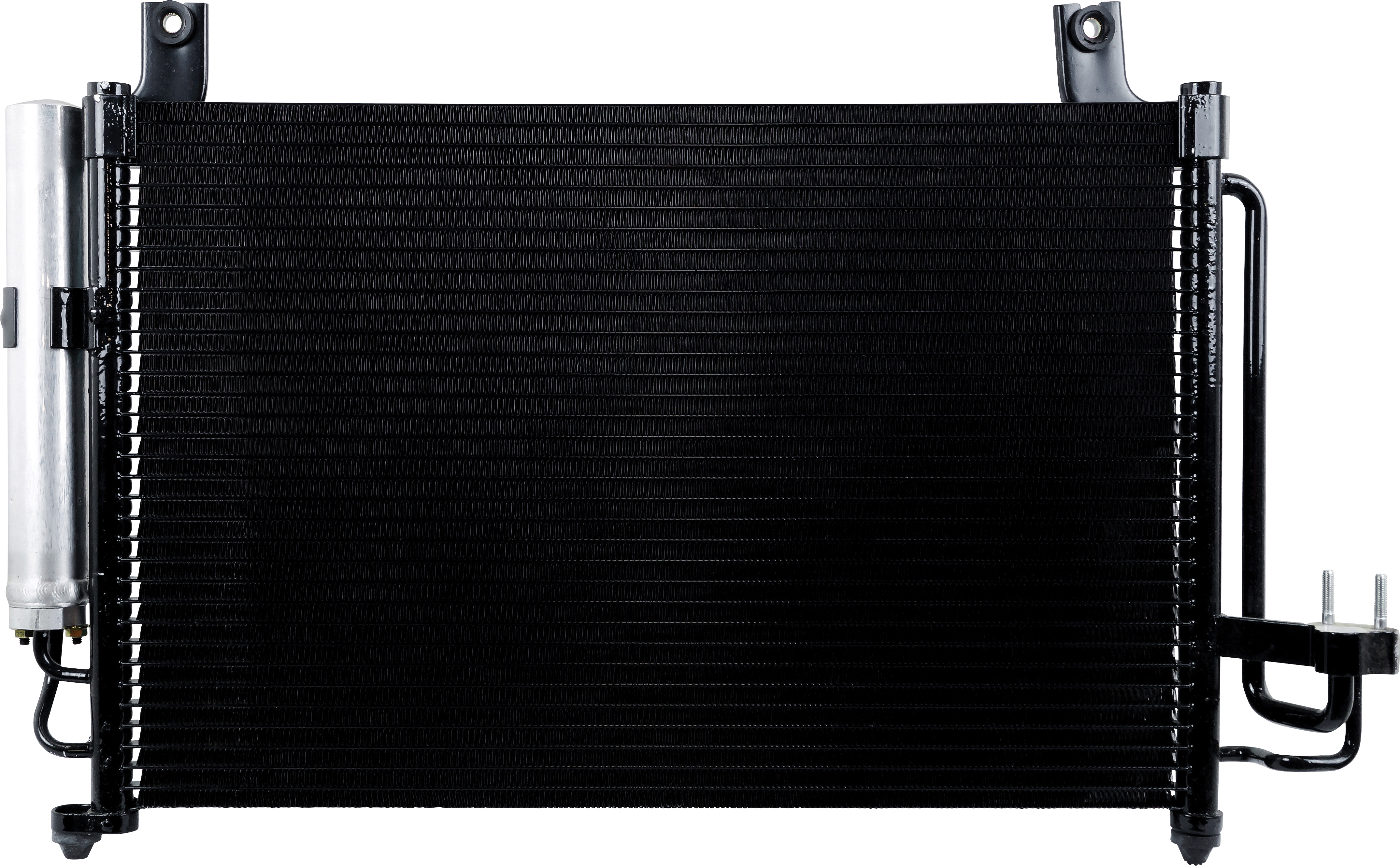 CONDENSER, KIA RIO 10/02-, MULTI-FLOW, PAD, INCL DRIER
