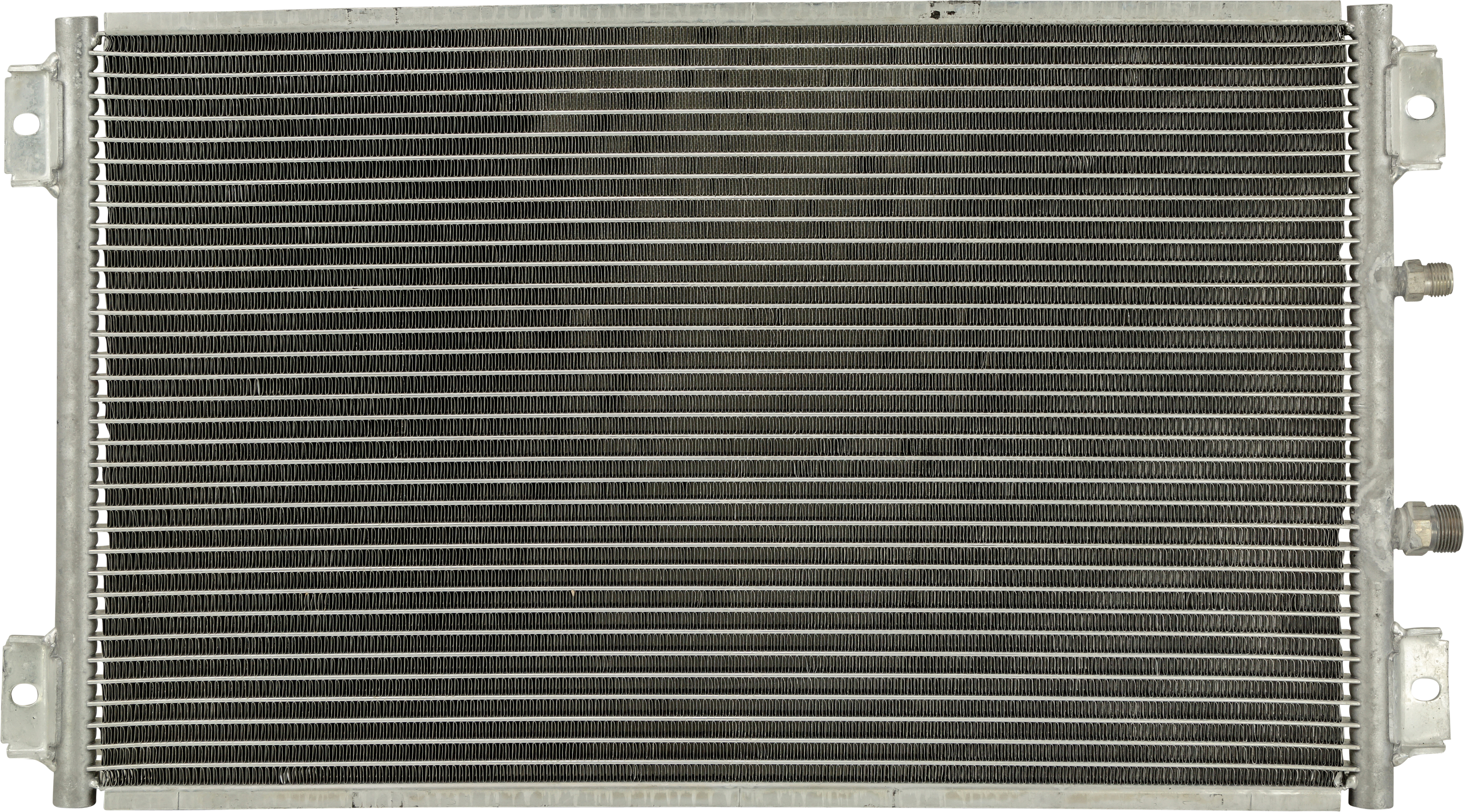 CONDENSER, KOMATSU, CATERPILLAR, MASSEY FERGUSON, MULTI-FLOW, 605 X 370 X 16MM