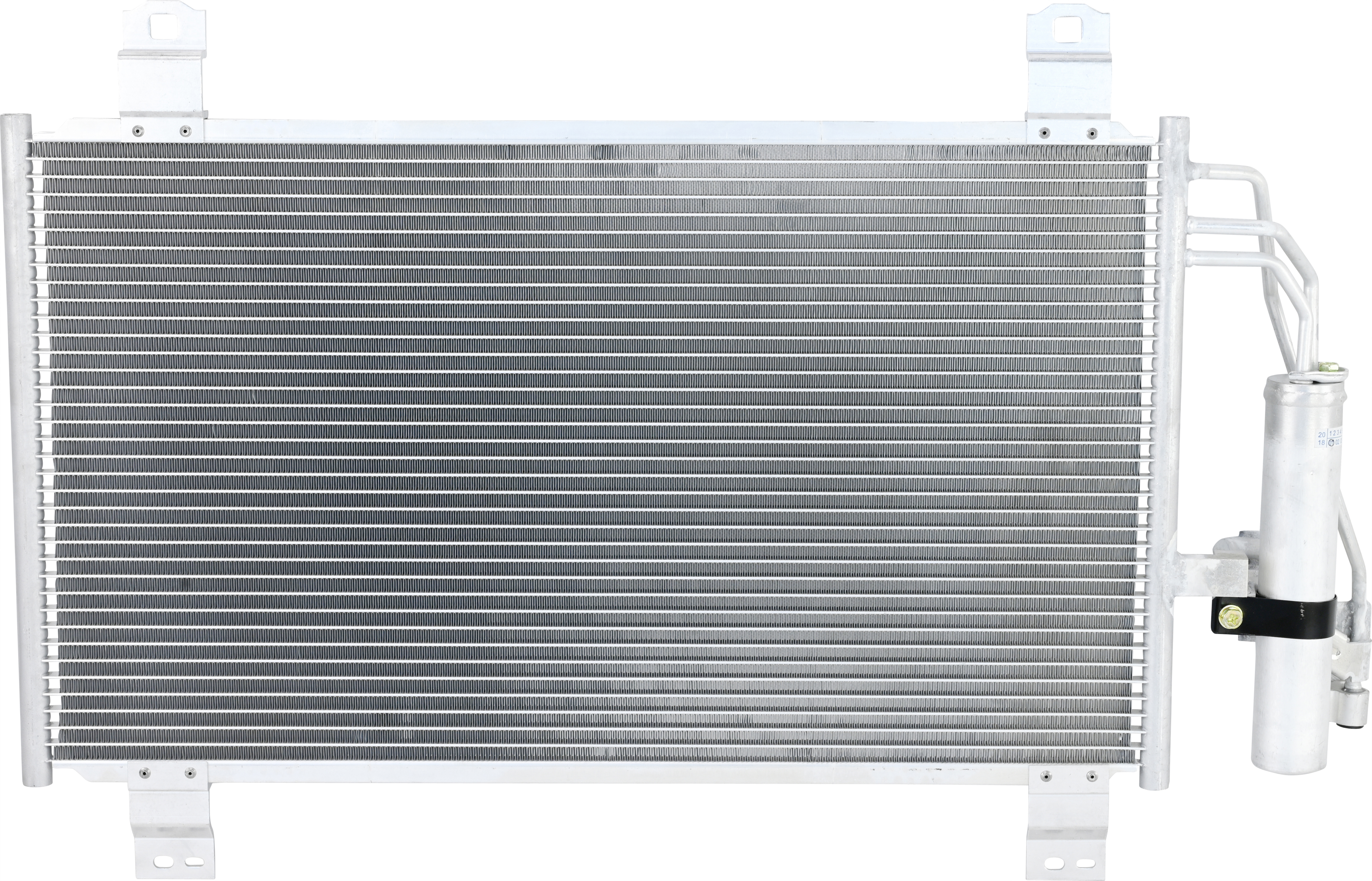 CONDENSER, MAZDA 2 DJ 11/14-, CX-3 DK 01/15-, PETROL ONLY, MULTI-FLOW, INCL DRIER