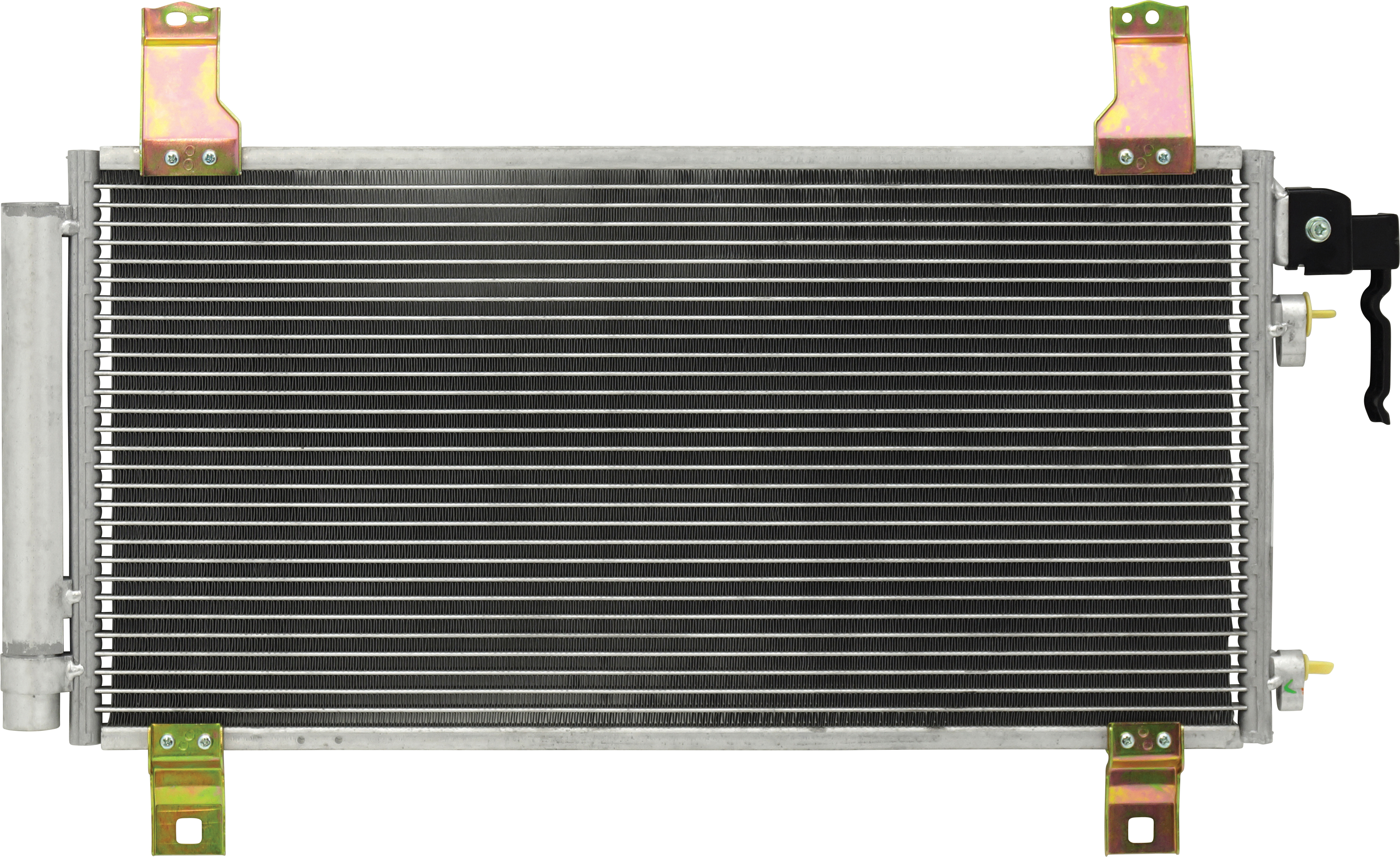 CONDENSER, MAZDA 6 08/02-01/08, MULTI-FLOW, PAD, INCL DRIER, BRACKETS