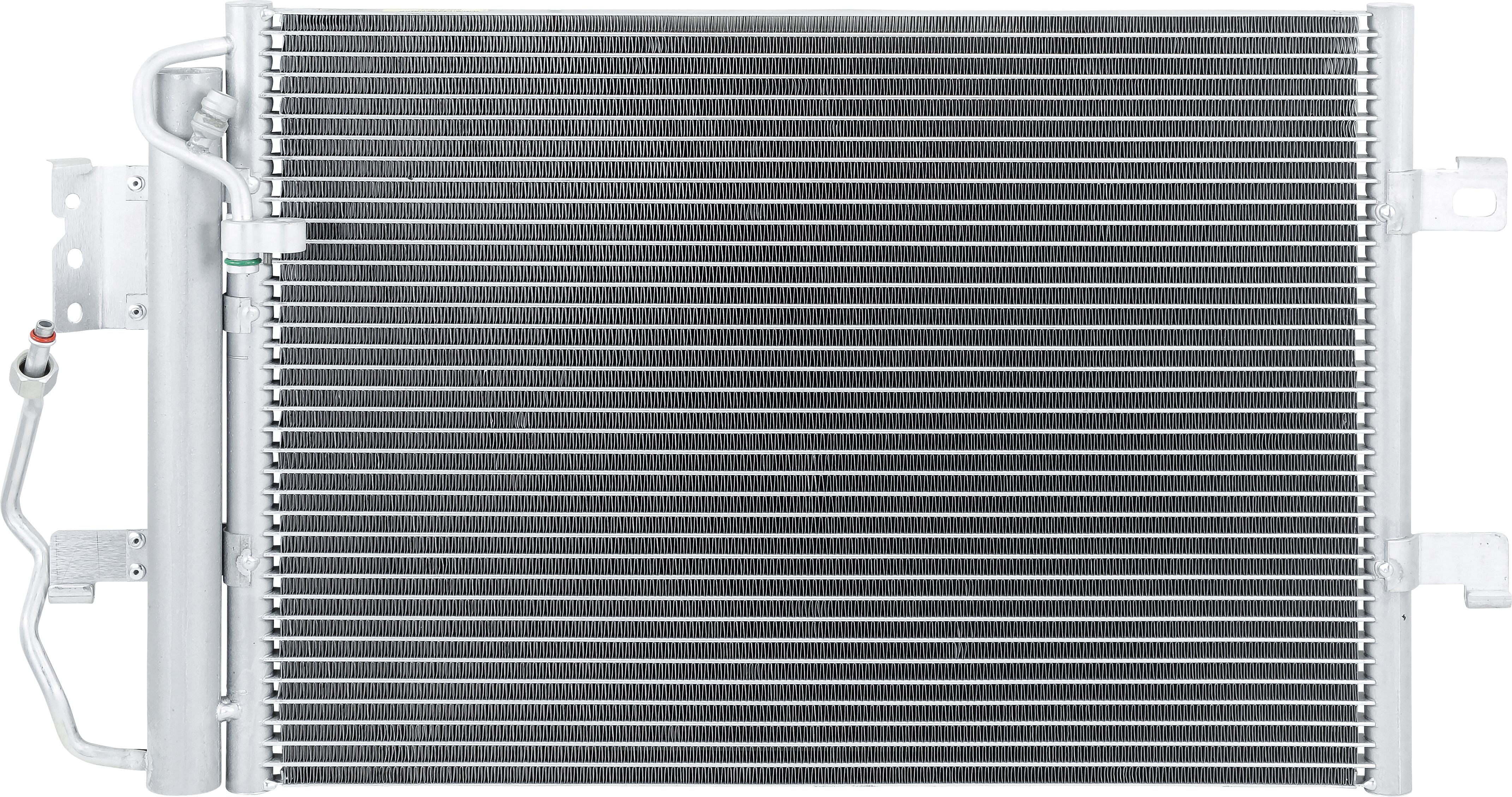 CONDENSER, MERCEDES W168 A-CLASS 1998-05/00, MULTI-FLOW, PAD-FOR