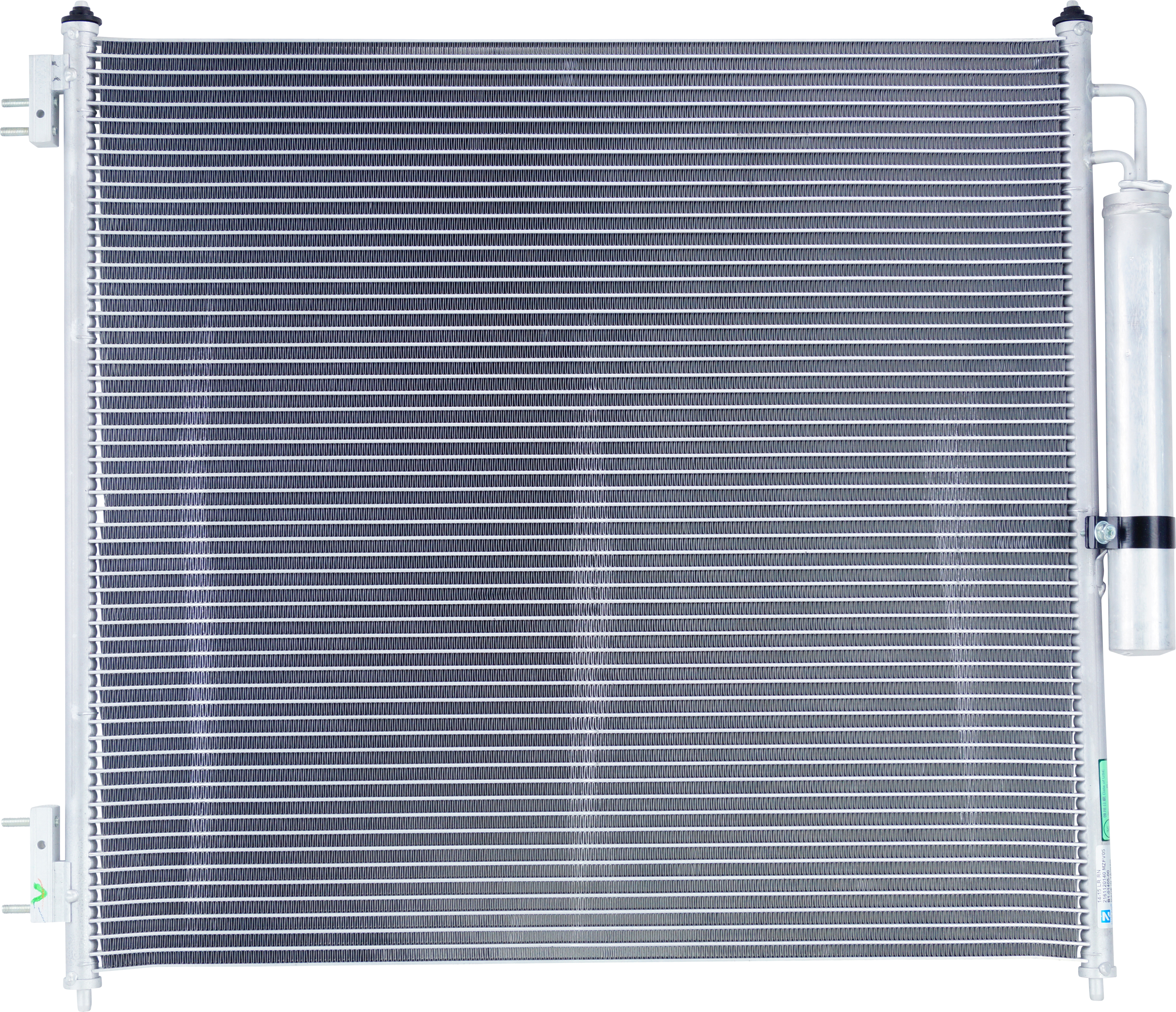 CONDENSER, LAND ROVER, RANGE ROVER IV 3.0I, 3.0D, 4.4D, 5.0I 2012-, MULTI-FLOW, PAD, INCL DRIER