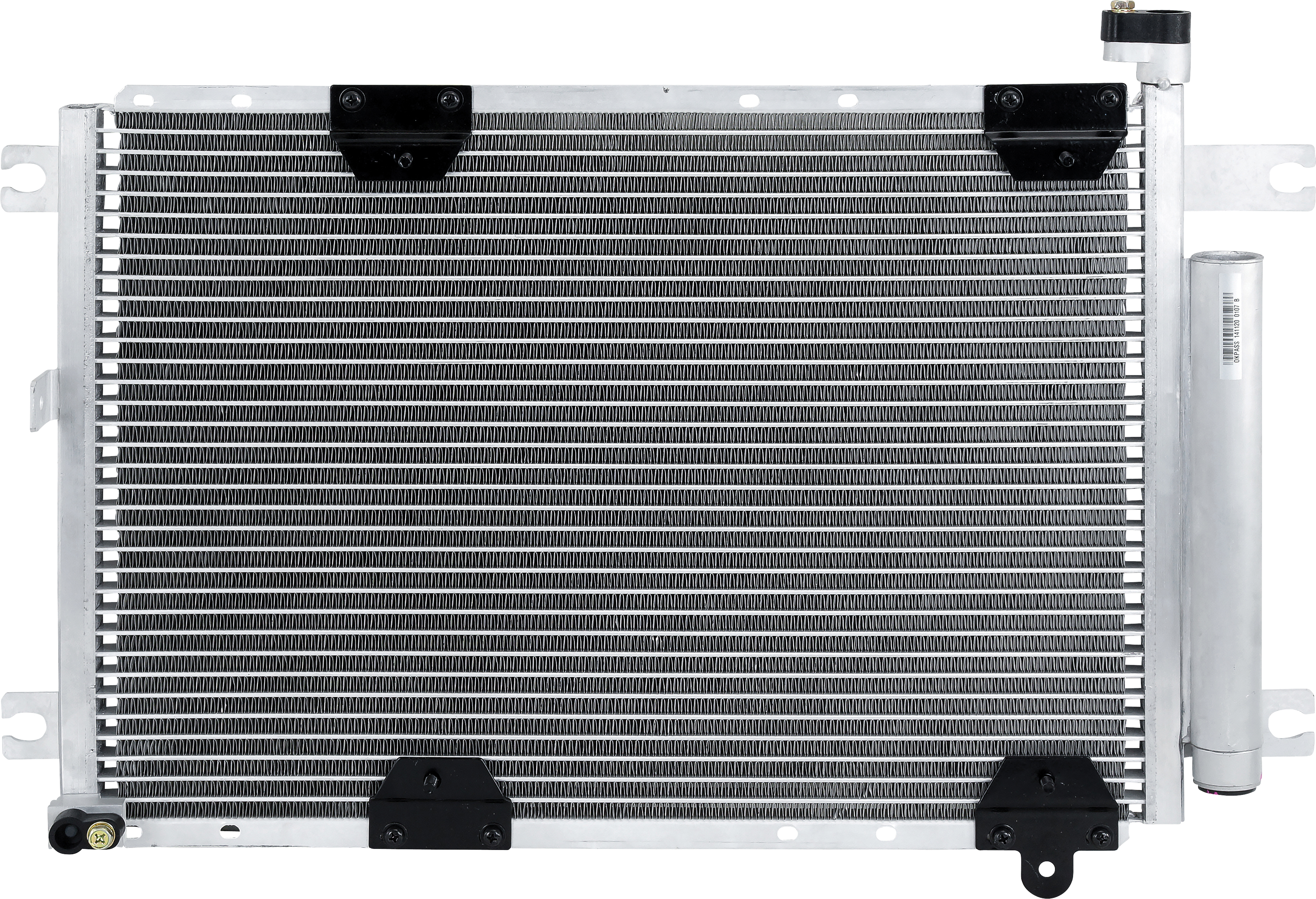 CONDENSER, SUZUKI GRAND VITARA 1999-, MULTI-FLOW, PAD, INCL DRIER