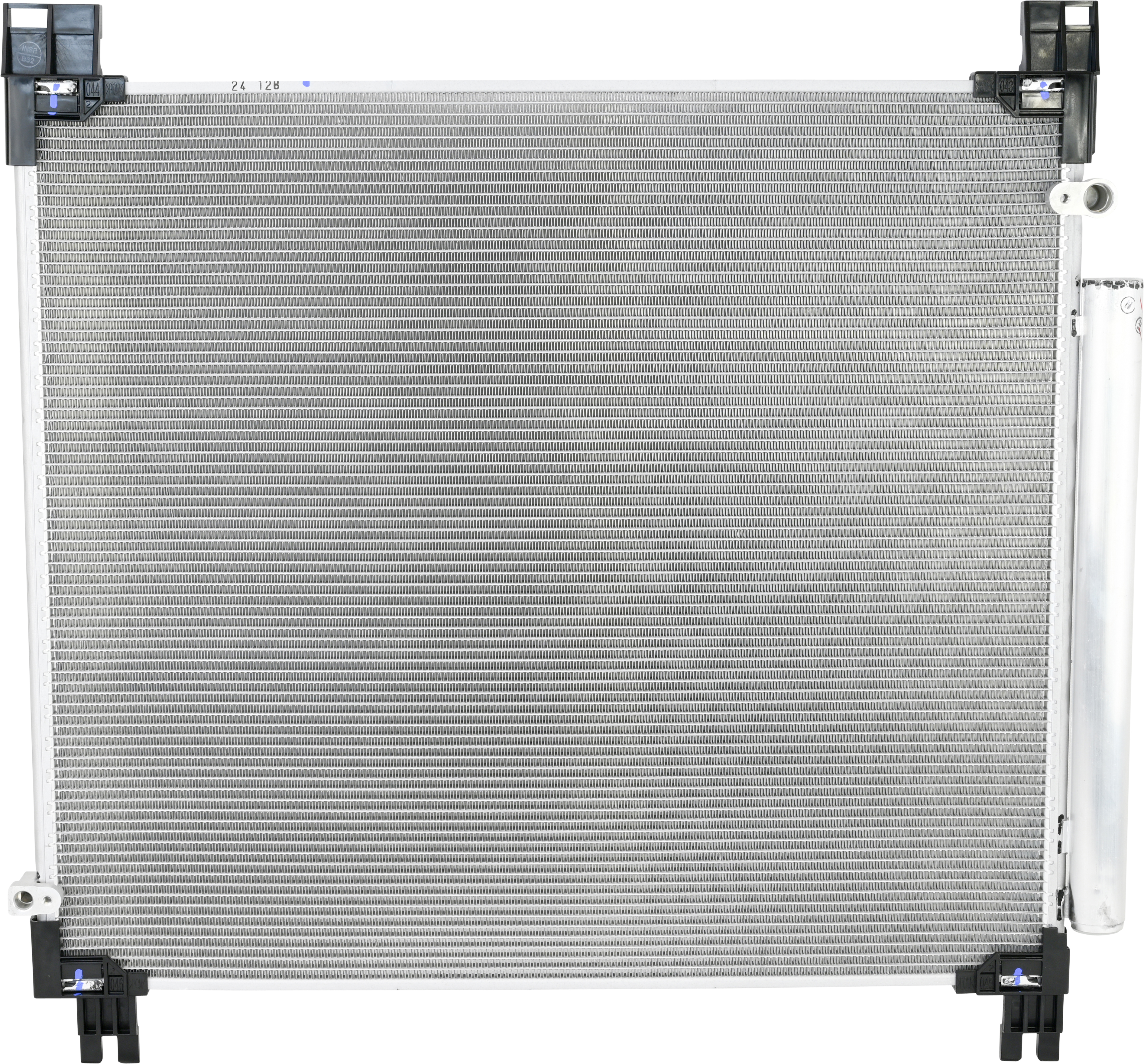 CONDENSER, TOYOTA HILUX GUN, TGN, GGN 07/15-, MULTI-FLOW, INCL DRIER