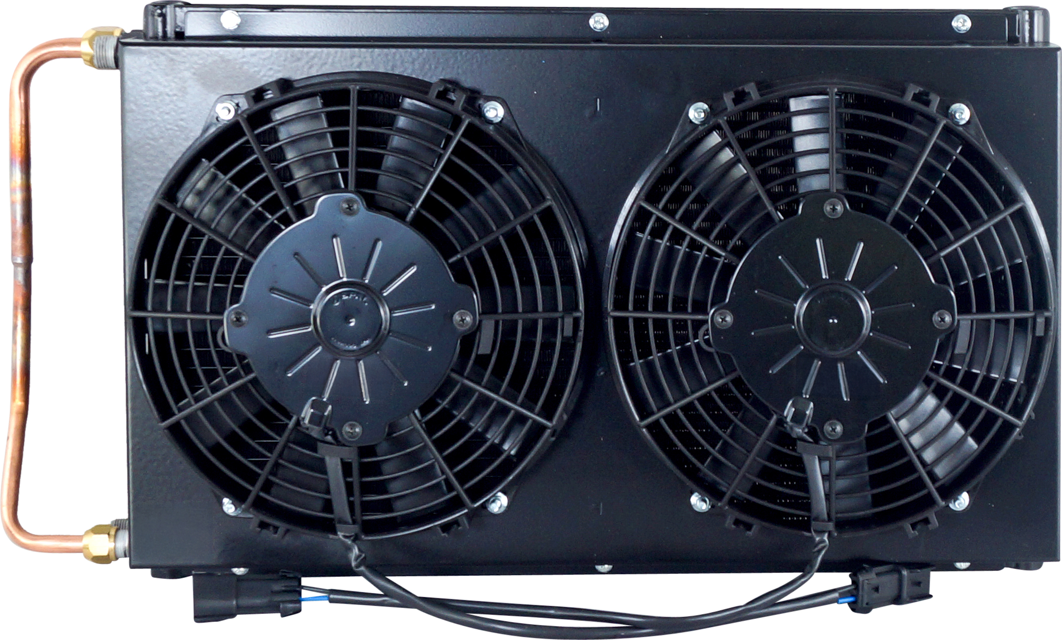 CONDENSER, AUTOCLIMA, 12V, 10.5 KW, K60, TWINS FANS, DUAL MULTIFLOW