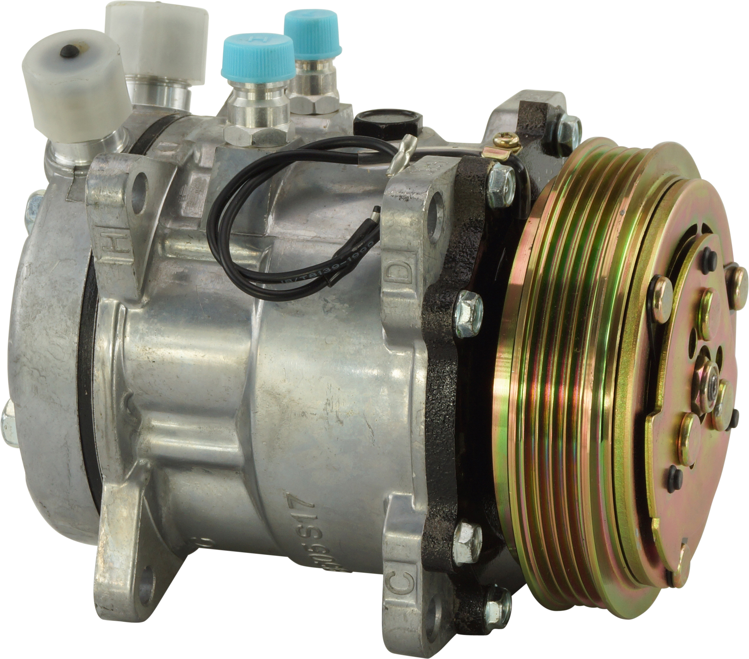 COMPRESSOR, S-SERIES (REPL SANDEN), SD5H09, 12V, 4PV, 125MM, VERT O-RING, R134A