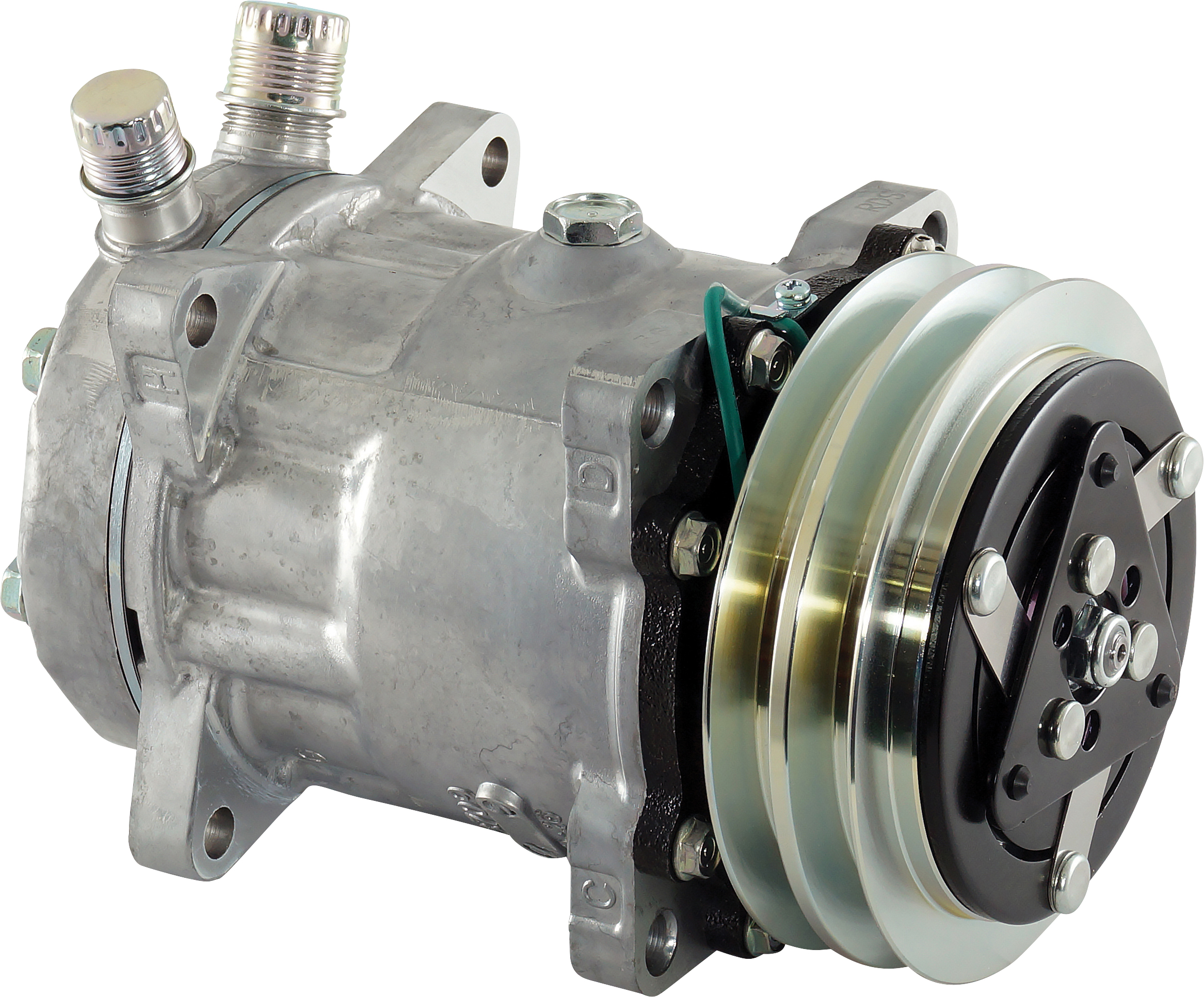 COMPRESSOR, SANDEN, SD7H15 8042, 24V, 2A, 132MM, VERT O-RING, R134A