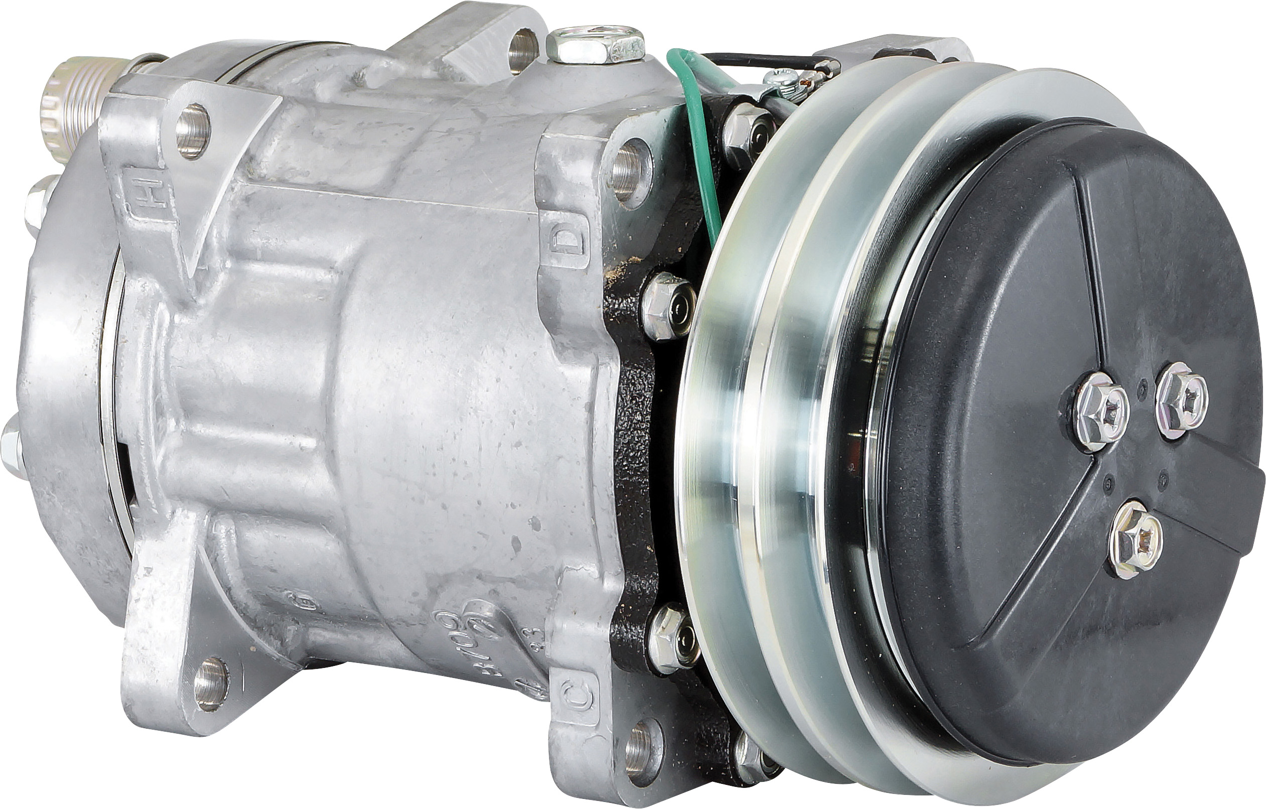 COMPRESSOR, SANDEN, SD7H15 A918, 24V, 2A, 132MM, REAR O-RING, R134A
