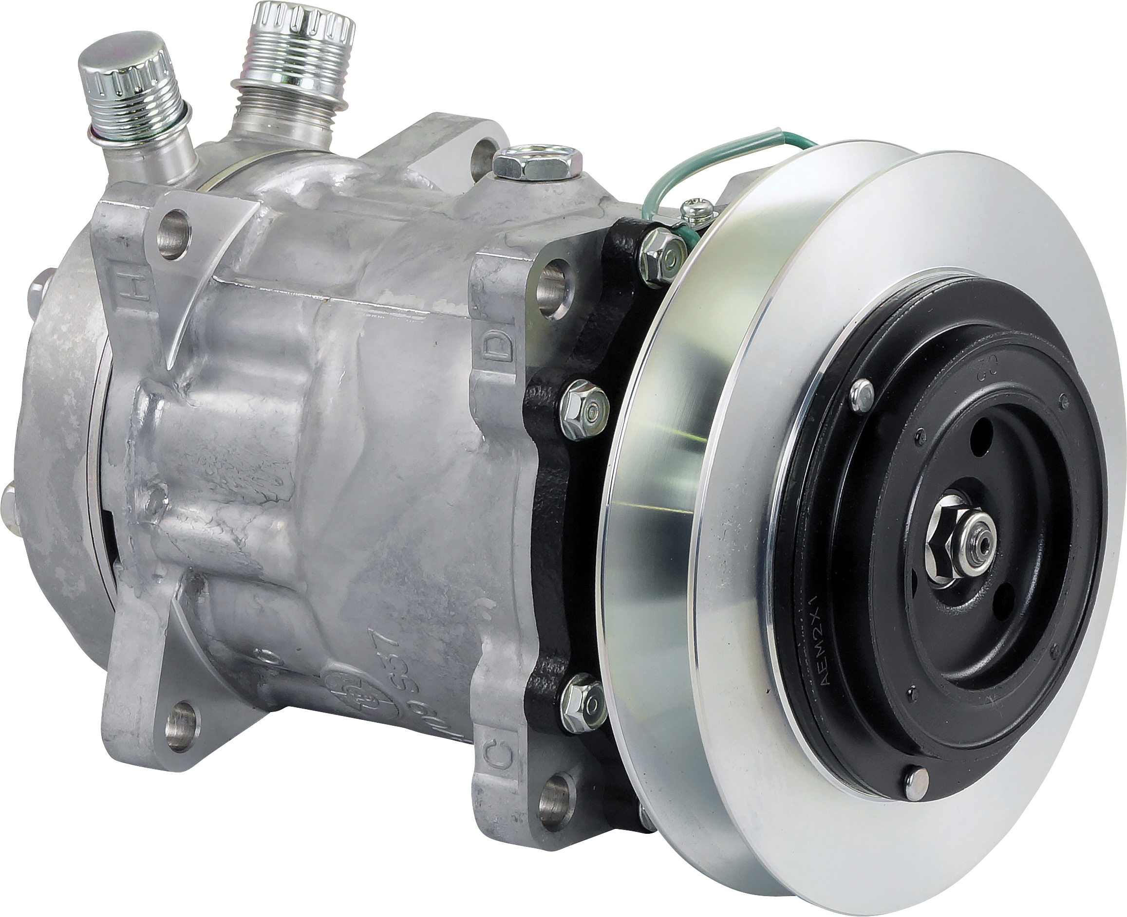 COMPRESSOR, SANDEN, SD7H15 8037, 24V, 1C, 153MM, VERT O-RING, R134A